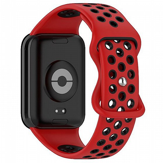 ����� ������� ���� Sports Solid Color Silicone Band ���� iBands ����� ��� ����: Xiaomi Redmi Watch 4 (��� Black/Lime) 