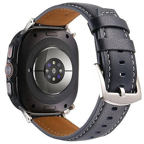 ����� ��� ����   Genuine Leather Band ���� iBands ����� ��� ����: Samsung Galaxy Watch 7 / Watch 6 / Watch 5 / Watch 4 (��� Pink)  - 20mm