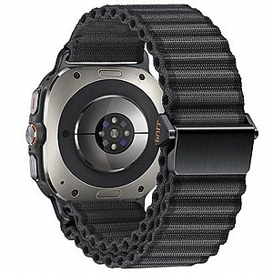 ����� �� / ������ ���� Ocean Style Nylon Band ���� iBands ����� ��� ����: Samsung Galaxy Watch Ultra 47mm (��� Green) 