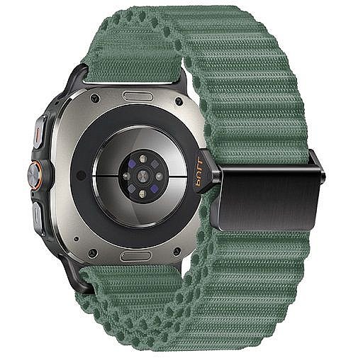 ����� �� / ������ ���� Ocean Style Nylon Band ���� iBands ����� ��� ����: Samsung Galaxy Watch Ultra 47mm (��� Orange) 