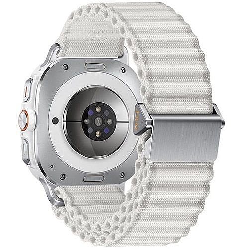 ����� �� / ������ ���� Fastener Loop Nylon Band ���� iBands ����� ��� ����: Samsung Galaxy Watch Ultra 47mm (��� Dark Green) 