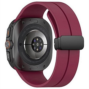 רצועת סיליקון מדגם Magnetic Folding Buckle Silicone Band מבית iBands לשעון חכם מדגם: Samsung Galaxy Watch Ultra 47mm (צבע Grey) רצועת סיליקון מדגם Magnetic Folding Buckle Silicone Band מבית iBands לשעון חכם מדגם: Samsung Galaxy Watch Ultra 47mm (צבע Grey)