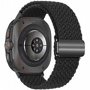 רצועת בד / ניילון מדגם Loop Magnetic Buckle Nylon Band מבית iBands לשעון חכם מדגם: Samsung Galaxy Watch Ultra 47mm (צבע Dark Chocolate) רצועת בד / ניילון מדגם Loop Magnetic Buckle Nylon Band מבית iBands לשעון חכם מדגם: Samsung Galaxy Watch Ultra 47mm (צבע Dark Chocolate)