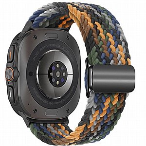 רצועת בד / ניילון מדגם Loop Magnetic Buckle Nylon Band מבית iBands לשעון חכם מדגם: Samsung Galaxy Watch Ultra 47mm (צבע Blue Diamond Powder) רצועת בד / ניילון מדגם Loop Magnetic Buckle Nylon Band מבית iBands לשעון חכם מדגם: Samsung Galaxy Watch Ultra 47mm (צבע Blue Diamond Powder)
