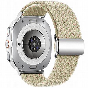 רצועת בד / ניילון מדגם Loop Magnetic Buckle Nylon Band מבית iBands לשעון חכם מדגם: Samsung Galaxy Watch Ultra 47mm (צבע Heartbeat Purple) רצועת בד / ניילון מדגם Loop Magnetic Buckle Nylon Band מבית iBands לשעון חכם מדגם: Samsung Galaxy Watch Ultra 47mm (צבע Heartbeat Purple)