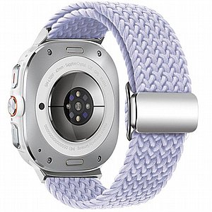 רצועת בד / ניילון מדגם Loop Magnetic Buckle Nylon Band מבית iBands לשעון חכם מדגם: Samsung Galaxy Watch Ultra 47mm (צבע Fog Blue) רצועת בד / ניילון מדגם Loop Magnetic Buckle Nylon Band מבית iBands לשעון חכם מדגם: Samsung Galaxy Watch Ultra 47mm (צבע Fog Blue)