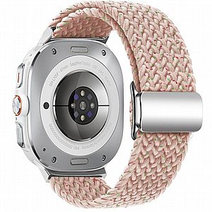 רצועת בד / ניילון מדגם Loop Magnetic Buckle Nylon Band מבית iBands לשעון חכם מדגם: Samsung Galaxy Watch Ultra 47mm (צבע Violets) רצועת בד / ניילון מדגם Loop Magnetic Buckle Nylon Band מבית iBands לשעון חכם מדגם: Samsung Galaxy Watch Ultra 47mm (צבע Violets)