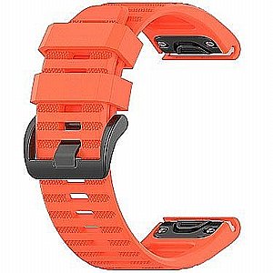 ����� ������� ����  Silicone Band ���� iBands ����� ��� ����: Garmin Fenix 8 47mm (��� Orange)