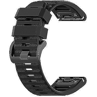 ����� ������� ����  Silicone Band ���� iBands ����� ��� ����: Garmin Fenix 8 47mm (��� Black)