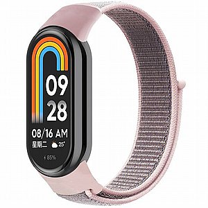 ����� �� / ������ ���� Loop Nylon Band ���� iBands ����� ��� ����: Xiaomi Smart Band 5 / 6 (��� Black)