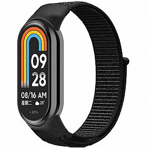 ����� �� / ������ ���� Loop Nylon Band ���� iBands ����� ��� ����: Xiaomi Smart Band 5 / 6 (��� Orange)
