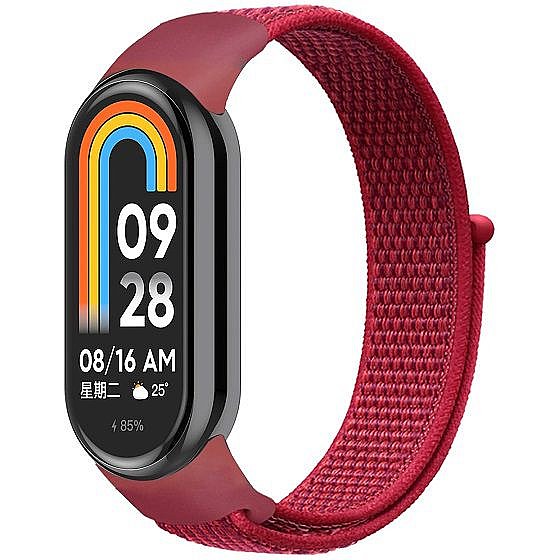 ����� �� / ������ ���� Replacement Strap Nylon Band ���� iBands ����� ��� ����: Xiaomi Smart Band 5 / 6 (��� Black/Black Grey)