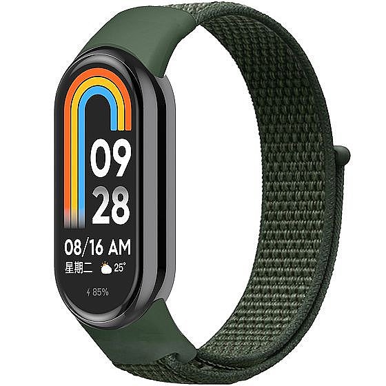 ����� �� / ������ ���� Loop Nylon Band ���� iBands ����� ��� ����: Xiaomi Smart Band 5 / 6 (��� Purple)