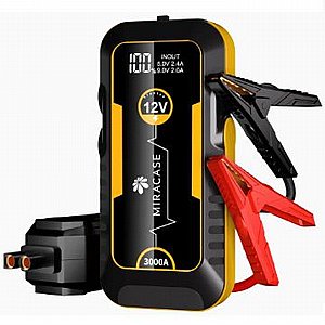 בוסטר / סוללה התנעה לרכב 3000Amp בנפח 24,000mAh מדגם JUMPSURGE 3000 מבית Topdon בוסטר / סוללה התנעה לרכב 3000Amp בנפח 24,000mAh מדגם JUMPSURGE 3000 מבית Topdon