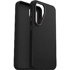 נרתיק עור מדגם Symmetry Cactus Leather מבית OtterBox לטלפון סלולרי מדגם: Samsung Galaxy S25 Plus (צבע שחור) נרתיק עור מדגם Symmetry Cactus Leather מבית OtterBox לטלפון סלולרי מדגם: Samsung Galaxy S25 Plus (צבע שחור)