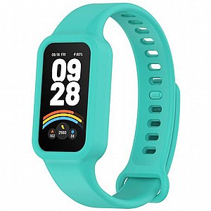 ����� ������� ���� Solid Color Silicone Band ���� iBands ����� ��� ����: Xiaomi Smart Band 9 Active (��� Red)