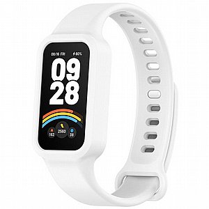����� ������� ���� Solid Color Silicone Band ���� iBands ����� ��� ����: Xiaomi Smart Band 9 Active (��� Fluorescent Green)