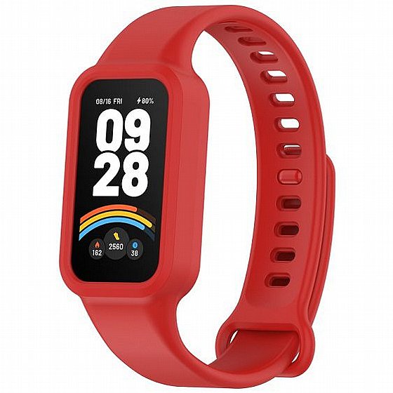 ����� ������� ���� Solid Color Silicone Band ���� iBands ����� ��� ����: Xiaomi Smart Band 9 Active (��� Purple)