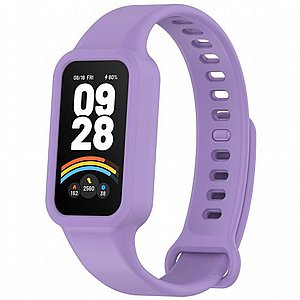 ����� ������� ���� Solid Color Silicone Band ���� iBands ����� ��� ����: Xiaomi Smart Band 9 Active (��� Black)