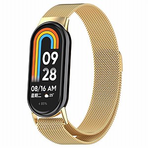 ����� ���� ���� lano Magnetic Steel Band ���� iBands ����� ��� ����: Xiaomi Smart Band 9 (��� Silver)