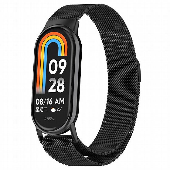 ����� ���� ���� lano Magnetic Steel Band ���� iBands ����� ��� ����: Xiaomi Smart Band 9 (��� Black)