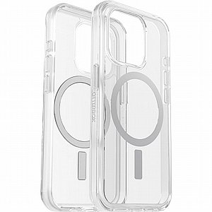 נרתיק קשיח מדגם Symmetry MagSafe מבית OtterBox לטלפון סלולרי מדגם: iPhone 15 (צבע שקוף) נרתיק קשיח מדגם Symmetry MagSafe מבית OtterBox לטלפון סלולרי מדגם: iPhone 15 (צבע שקוף)