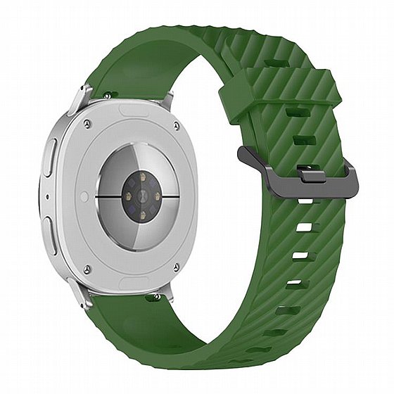 ����� ������� ����  Classic Spruce Silicone Band ���� iBands (��� White) ����� ��� ����  Samsung Galaxy Watch 8  / Samsung Galaxy Watch 8 Classic