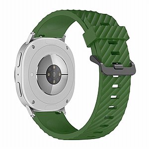 ����� ������� ����  Classic Spruce Silicone Band ���� iBands (��� White) ����� ��� ����  Samsung Galaxy Watch 8  / Samsung Galaxy Watch 8 Classic