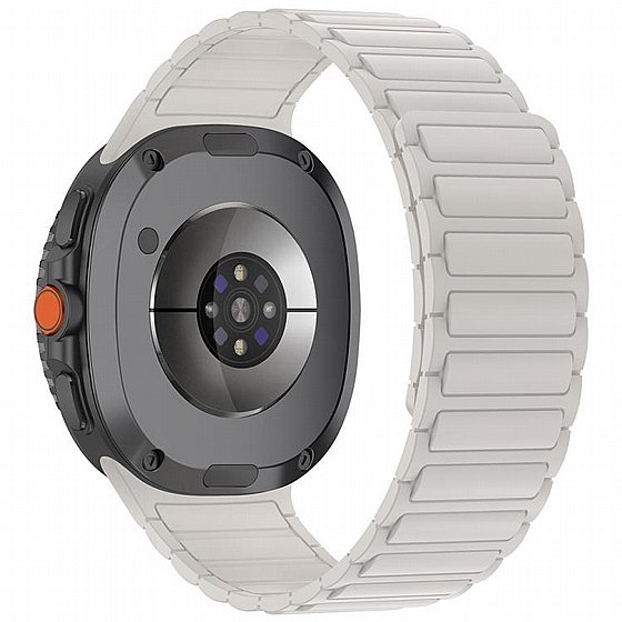 ����� ������� ����  Tri-beads Magnetic Silicone Band ���� iBands (��� Black) ����� ��� ����  Samsung Galaxy Watch 8  / Samsung Galaxy Watch 8 Classic