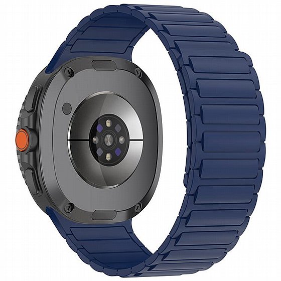 ����� ������� ����  Tri-beads Magnetic Silicone Band ���� iBands (��� White) ����� ��� ����  Samsung Galaxy Watch 8  / Samsung Galaxy Watch 8 Classic