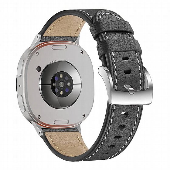 ����� ��� ���� Magnetic Folding Buckle Leather Band ���� iBands (��� Gray)  ����� ��� ����  Samsung Galaxy Watch Ultra / Watch Ultra 2025