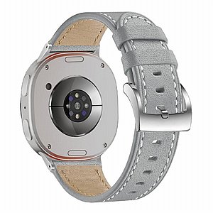 ����� ��� ���� Classic Round Leather Band ���� iBands (��� Black) ����� ��� ����  Samsung Galaxy Watch 8 / Samsung Galaxy Watch 8 Classic