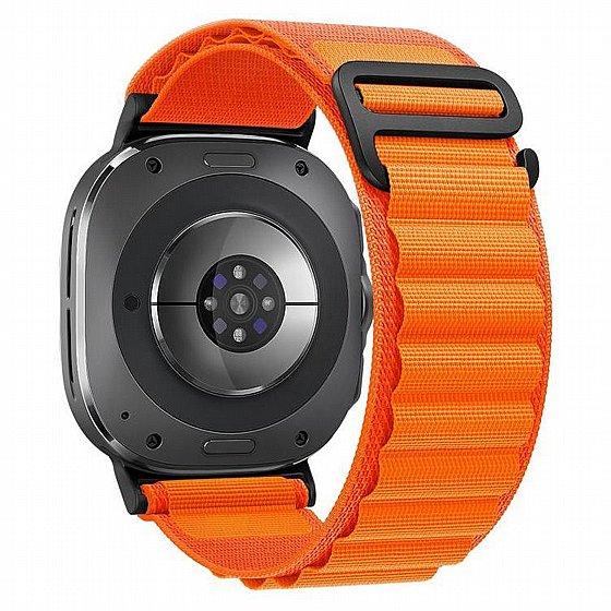 ����� �� / ������ ���� Loop Magnetic Buckle Nylon Band ���� iBands (��� Brown)  ����� ��� ����  Samsung Galaxy Watch Ultra / Watch Ultra 2025