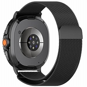 ����� ���� ���� Milanese Loop Magnetic Steel Band ���� iBands (��� Silver)  ����� ��� ����  Samsung Galaxy Watch Ultra / Watch Ultra 2025