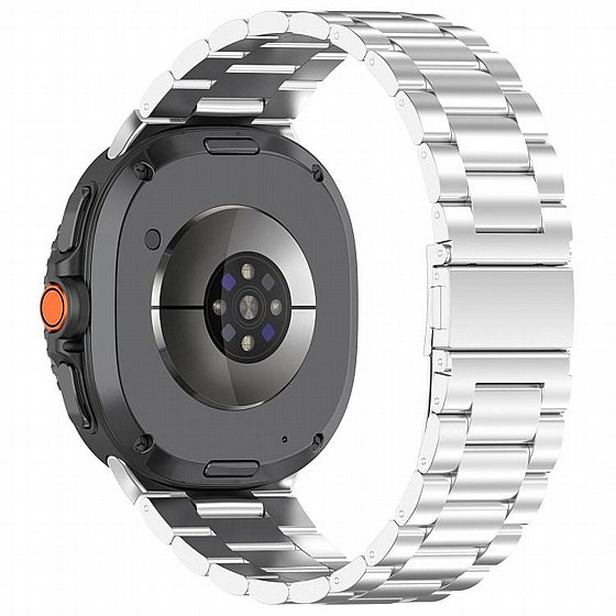 ����� ���� ���� Three Straps Steel Band ���� iBands (��� Black) ����� ��� ����  Samsung Galaxy Watch 8 / Samsung Galaxy Watch 8 Classic