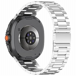 ����� ���� ���� Three Straps Steel Band ���� iBands (��� Black) ����� ��� ����  Samsung Galaxy Watch 8 / Samsung Galaxy Watch 8 Classic