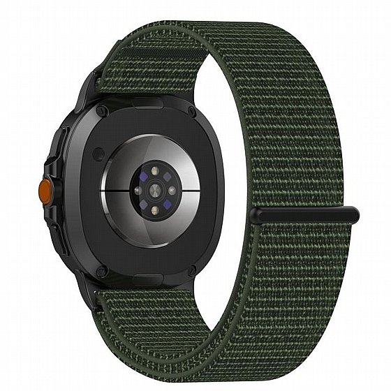 ����� �� / ������ ���� Simple Braided Nylon Band ���� iBands (��� Lime)  ����� ��� ����  Samsung Galaxy Watch Ultra / Watch Ultra 2025