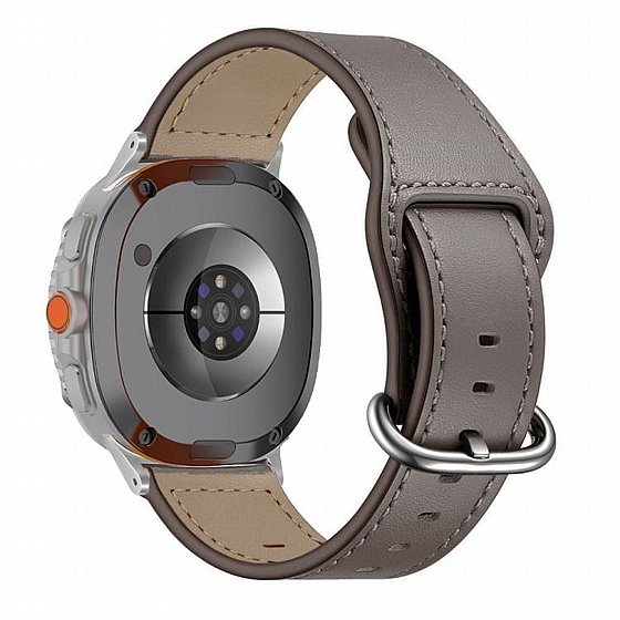 ����� ��� ���� Classic Round Leather Band ���� iBands (��� Black) ����� ��� ����  Samsung Galaxy Watch 8 / Samsung Galaxy Watch 8 Classic