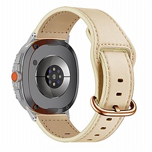 ����� ��� ���� Classic Buckle Leather Band ���� iBands (��� Gray) ����� ��� ����  Samsung Galaxy Watch 8 / Samsung Galaxy Watch 8 Classic