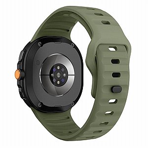 רצועת סיליקון מדגם Wave Reverse Silicone Band מבית iBands (צבע White) לשעון חכם מדגם Samsung Galaxy Watch 8 / Samsung Galaxy Watch 8 Classic רצועת סיליקון מדגם Wave Reverse Silicone Band מבית iBands (צבע White) לשעון חכם מדגם Samsung Galaxy Watch 8 / Samsung Galaxy Watch 8 Classic