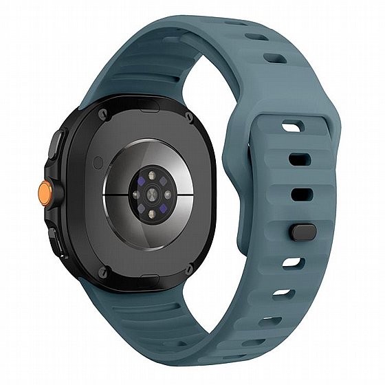 ����� ������� ����  Wave Reverse Silicone Band ���� iBands (��� Orange) ����� ��� ����  Samsung Galaxy Watch 8  / Samsung Galaxy Watch 8 Classic
