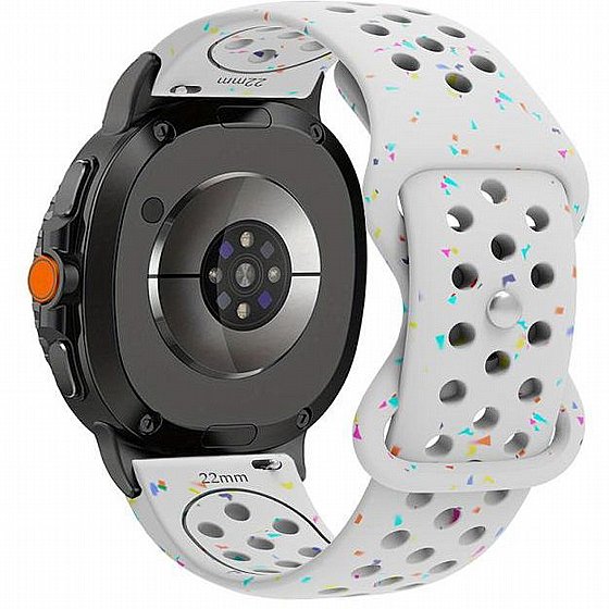 ����� ������� ����  Sport Colorful Silicone Band ���� iBands (��� Black) ����� ��� ����  Samsung Galaxy Watch 8  / Samsung Galaxy Watch 8 Classic