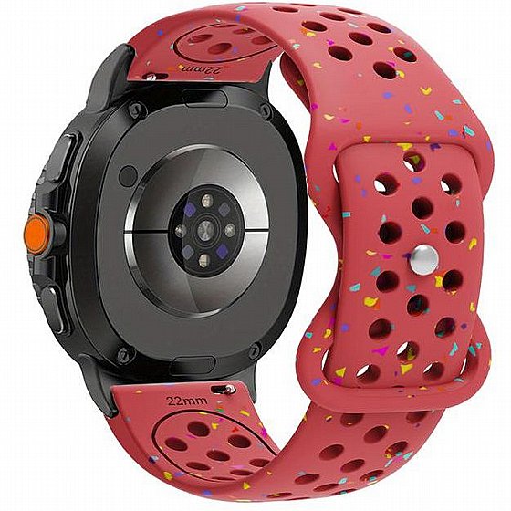 ����� ������� ����  Sport Colorful Silicone Band ���� iBands (��� White) ����� ��� ����  Samsung Galaxy Watch 8  / Samsung Galaxy Watch 8 Classic