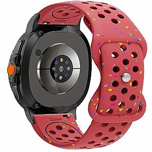 ����� ������� ����  Sport Colorful Silicone Band ���� iBands (��� White) ����� ��� ����  Samsung Galaxy Watch 8  / Samsung Galaxy Watch 8 Classic