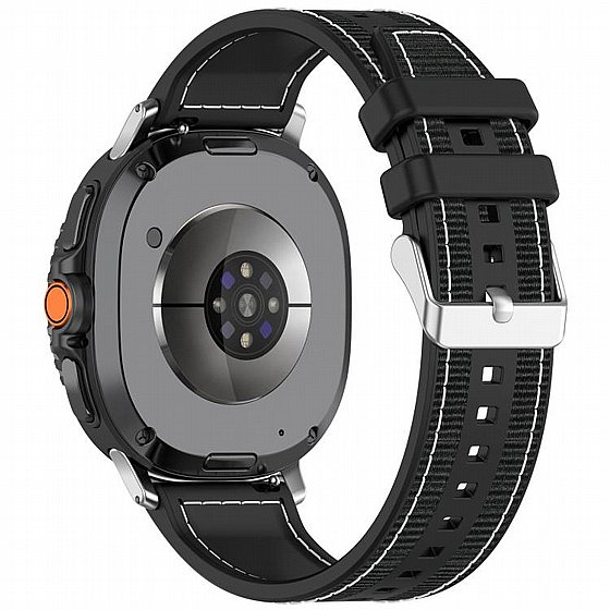 ����� �� / ������ ���� Hybrid Nylon Band ���� iBands (��� Blue) ����� ��� ����  Samsung Galaxy Watch 8 / Samsung Galaxy Watch 8 Classic