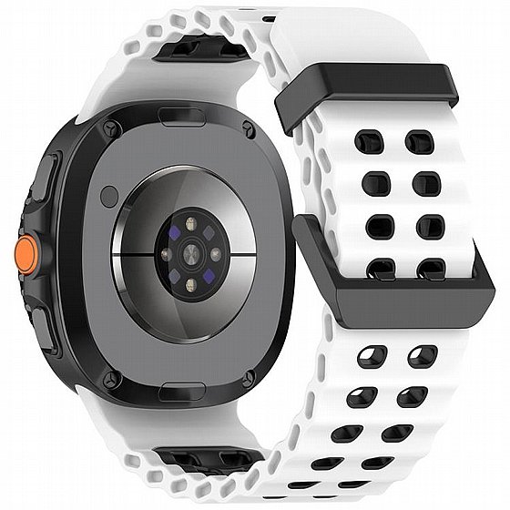 ����� ������� ����  Classic Marine Dual Silicone Band ���� iBands (��� Black) ����� ��� ����  Samsung Galaxy Watch 8  / Samsung Galaxy Watch 8 Classic