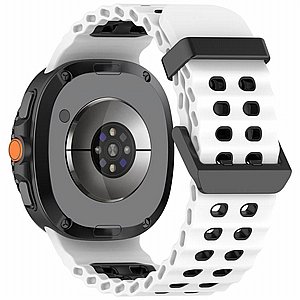 ����� ������� ����  Classic Marine Dual Silicone Band ���� iBands (��� Black) ����� ��� ����  Samsung Galaxy Watch 8  / Samsung Galaxy Watch 8 Classic