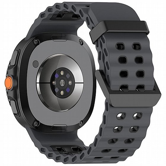 ����� ������� ����  Classic Marine Dual Silicone Band ���� iBands (��� Yellow) ����� ��� ����  Samsung Galaxy Watch 8  / Samsung Galaxy Watch 8 Classic