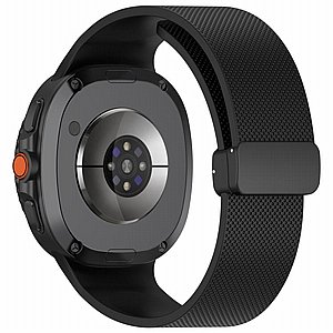 ����� ������� ����  Classic Texture Magnetic Silicone Band ���� iBands (��� White) ����� ��� ����  Samsung Galaxy Watch 8  / Samsung Galaxy Watch 8 Classic