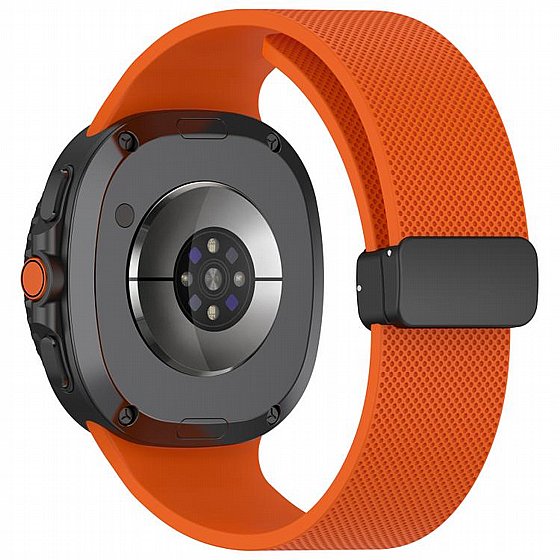 ����� ������� ����  Classic Texture Magnetic Silicone Band ���� iBands (��� Black) ����� ��� ����  Samsung Galaxy Watch 8  / Samsung Galaxy Watch 8 Classic